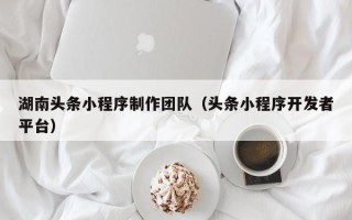 五指山湖南头条小程序制作团队（头条小程序开发者平台）