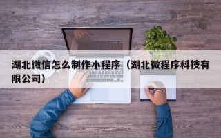 五指山湖北微信怎么制作小程序（湖北微程序科技有限公司）